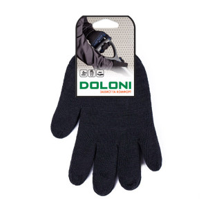 Рабочие перчатки DOLONI 540 без точки черные двойные