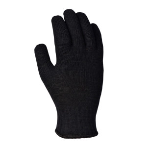 Робочі рукавички DOLONI 648 з точкою ПВХ чорні подвійні