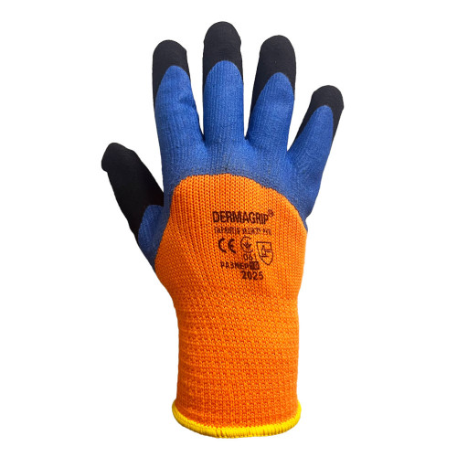 Рукавички робочі зимові покриті подвійним спіненим латексом