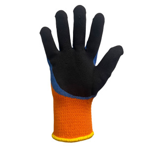 Рукавички робочі зимові покриті подвійним спіненим латексом