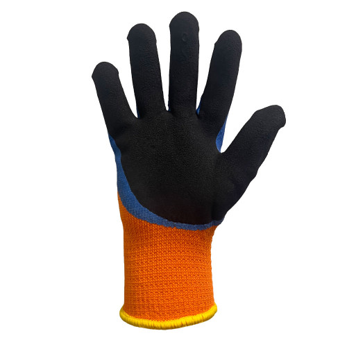 Рукавички робочі зимові покриті подвійним спіненим латексом