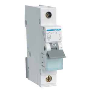Автоматический выключатель 13A Hager C 1p