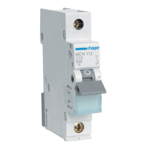 Автоматический выключатель 13A Hager C 1p