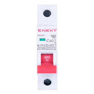 Модульный автоматический выключатель e.mcb.pro.60.1.C 40 P042012