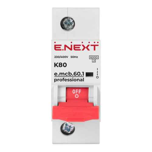 Модульный автоматический выключатель e.mcb.pro.60.1.K 80 p0430002