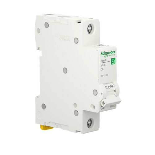 Автоматичний вимикач 6A Schneider Electric RESI9 C1р