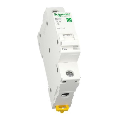 Автоматичний вимикач 6A Schneider Electric RESI9 C1р