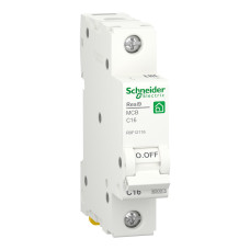 Автоматичний вимикач 16A Schneider Electric RESI9 C1р