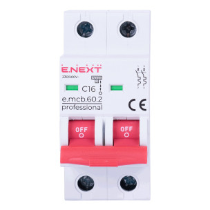 Модульний автоматичний вимикач e.mcb.pro.60.2.C 16 P042017
