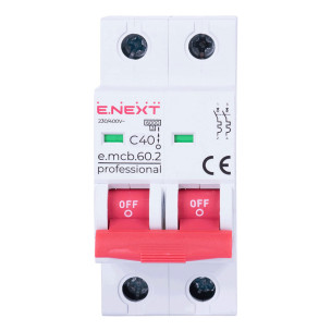 Модульный автоматический выключатель e.mcb.pro.60.2.C 40 P042021