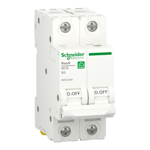 Автоматический выключатель 6A Schneider Electric RESI9 B2р