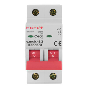 Модульный автоматический выключатель e.mcb.stand.45.2.C40 s002021