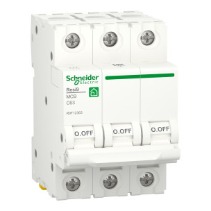 Автоматичний вимикач 63A Schneider Electric RESI9 C3р