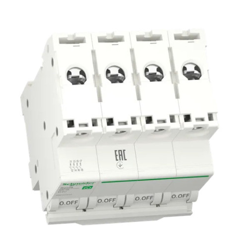 Автоматичний вимикач 40A Schneider Electric RESI9 C4р