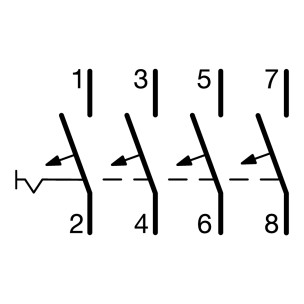 Автоматичний вимикач 10A Hager C4p