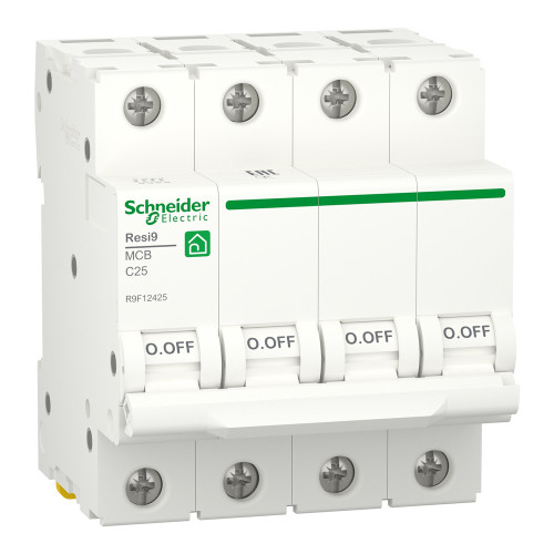 Автоматический выключатель 25A Schneider Electric RESI9 C4р
