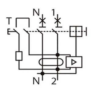 Вимикач диференціального струму e.rccb.pro.2.40.30, 2р, 40А, 30мА