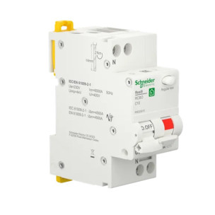 Выключатель дифференциального тока 10A Schneider RESI9 1P+N 30мA C тип АC