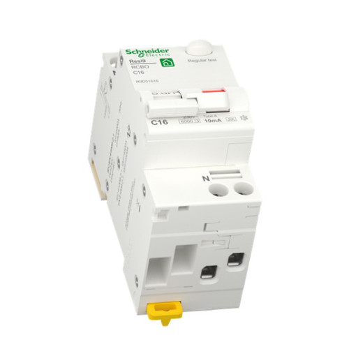 Вимикач диференціального струму 16A Schneider RESI9 1P+N 10мA C тип А