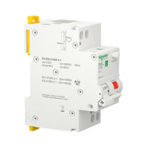 Выключатель дифференциального тока 10A Schneider RESI9 1P+N 30мA C тип А