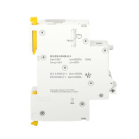 Вимикач диференціального струму 10A Schneider RESI9 1P+N 30мA C тип А