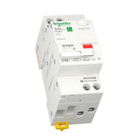 Вимикач диференціального струму 10A Schneider RESI9 1P+N 30мA C тип А