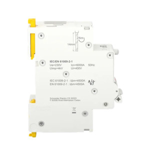 Вимикач диференціального струму 25A Schneider RESI9 1P+N 30мA C тип А