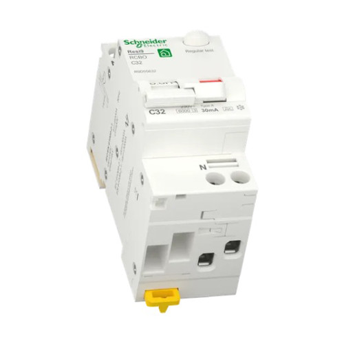 Вимикач диференціального струму 32A Schneider RESI9 1P+N 30мA C тип АC