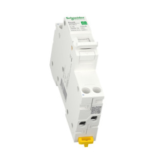 Вимикач диференціального струму компактний 16A Schneider RESI9 1P+N 10мA C тип А