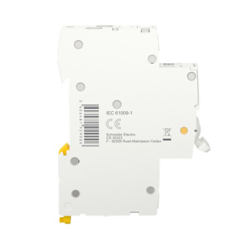 Вимикач диференціального струму компактний 25A Schneider RESI9 1P+N 30мA C тип А