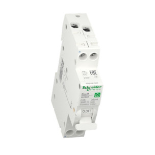 Выключатель дифференциального тока компактный 25A Schneider RESI9 1P+N 30мA C тип А