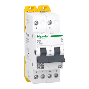 Перемикач 3-х позиційний Schneider Electric iSSW Acti9 2P 25A A9SCO225