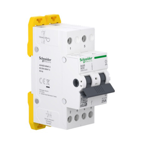 Перемикач 3-х позиційний Schneider Electric iSSW Acti9 2P 25A A9SCO225