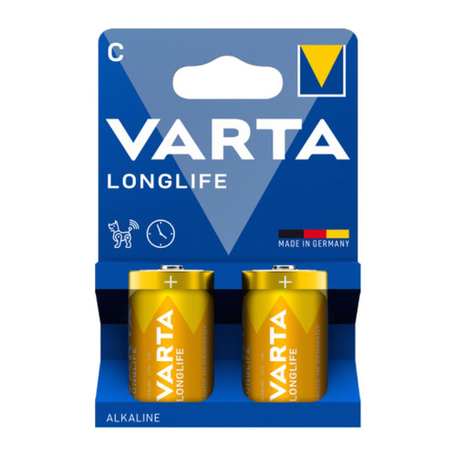 Батарейка VARTA LONGLIFE С LR14 2xBL ALKALINE