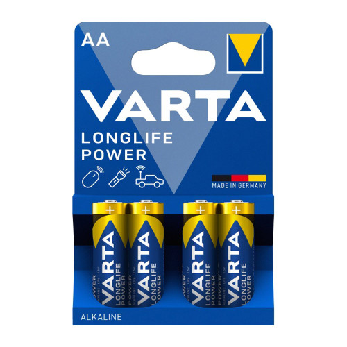 Батарейка VARTA LONGLIFE POWER лужна AA LR6 4xBL ALKALINE