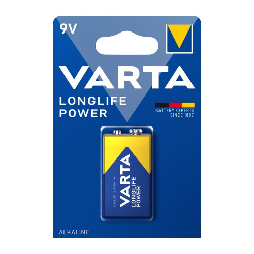 Батарейка VARTA LONGLIFE POWER крона 6LR61 1xBL ALKALINE
