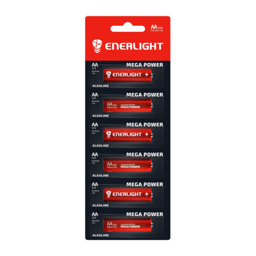 Батарейка Enerlight лужна AA LR6 6xBL ALKALINE