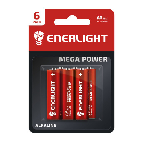 Батарейка Enerlight лужна AA LR6 6xBL ALKALINE