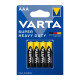 Батарейка VARTA SUPERLIFE мікропальчик сольовий AAA R03 4xBL