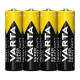 Батарейка VARTA SUPERLIFE пальчик сольовий AA R6 4xFOL