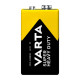 Батарейка VARTA сольова крона 6F22 1xFOL