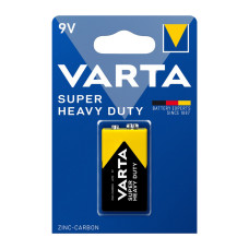 Батарейка VARTA сольова крона 6F22 1xBL