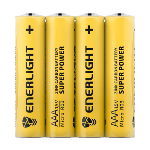 Батарейка Enerlight мікропальчик сольовий AAA R03 4xFOL