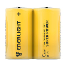 Батарейка Enerlight сольова C R14 2xFOL