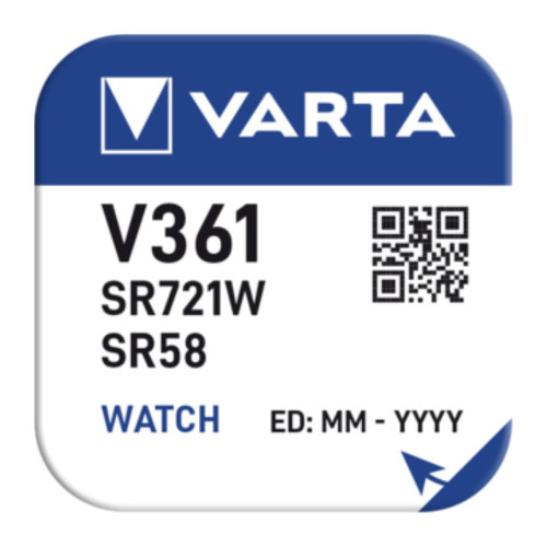 Батарейка годинникова VARTA SR 58 AG 11