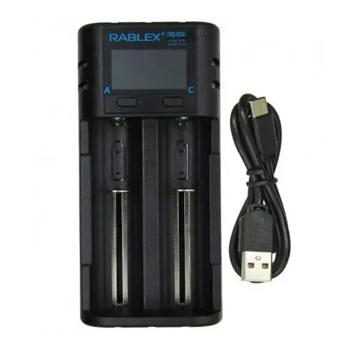 Зарядний пристрій універсальний Rablex 406/2 LSD дисплей