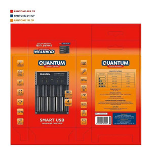 Зарядное устройство универсальное Quantum QM-BC4040 4-slot (USB)