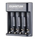 Зарядний пристрій універсальний Quantum 3,7V QM-BC2040 4-slot (USB)