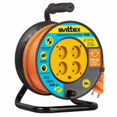 Подовжувач на котушці SVITTEX 30 м SV-005–О