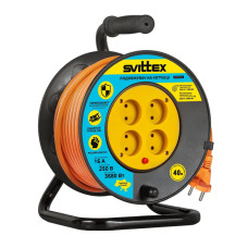 Подовжувач на котушці SVITTEX 40 м SV-006-О